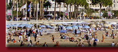 Cannes, Boulevard de la Croisette - Strandpromenade in Cannes, Bild 5 von 6