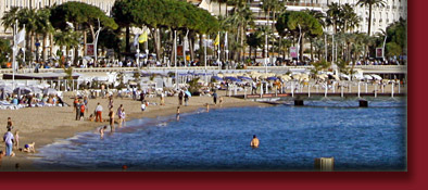 Cannes, Boulevard de la Croisette - Strandpromenade in Cannes, Bild 6 von 6