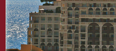 Monaco, neues Wohngebiet Fontvieille in Monaco mit Blick aufs Mittelmeer, Bild 3 von 6