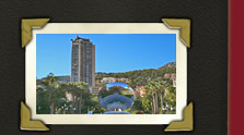 Place du Casino Monte Carlo in Monaco, Blick vom Casino Eingang in Monaco