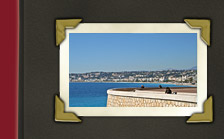 Nizza mit Blick aufs Meer und der Promenade de Anglais