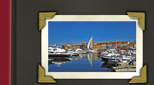 Hafen von Saint-Tropez, der malerische Hafen von Saint-Tropez